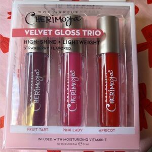 Velvet Gloss Trio - Red, Pink, Purple